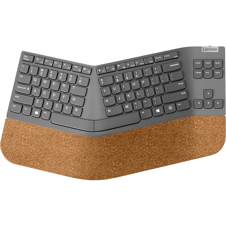 Lenovo Go Wireless Split Keyboard – US English, Storm Gray, Part No. 4Y41C33748
