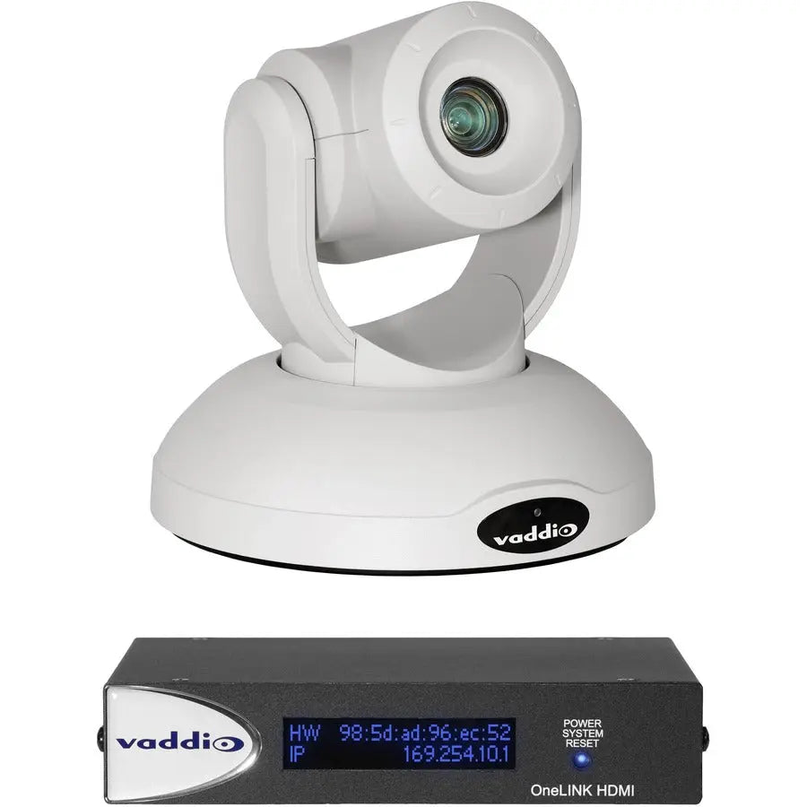 Vaddio RoboSHOT 40 UHD OneLINK HDMI System - Professional 4K PTZ Camera with Genlock and Remote Control