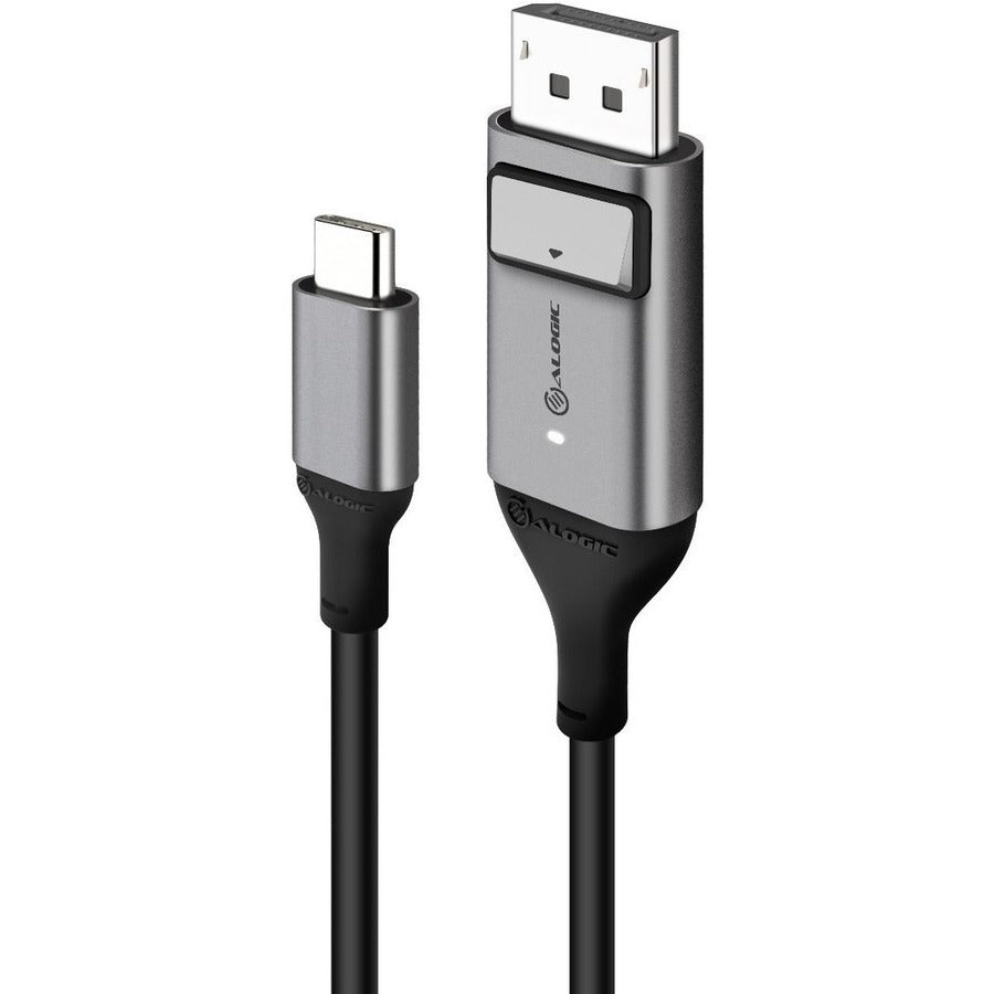 Alogic 1m Ultra USB-C to DisplayPort Cable - 4K @60Hz, Space Gray