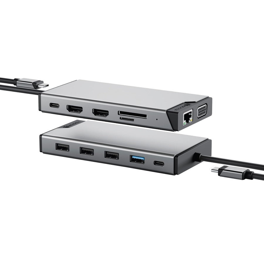 Alogic DV3 Universal Triple Display Docking Station with 12 Ports and Gigabit Ethernet