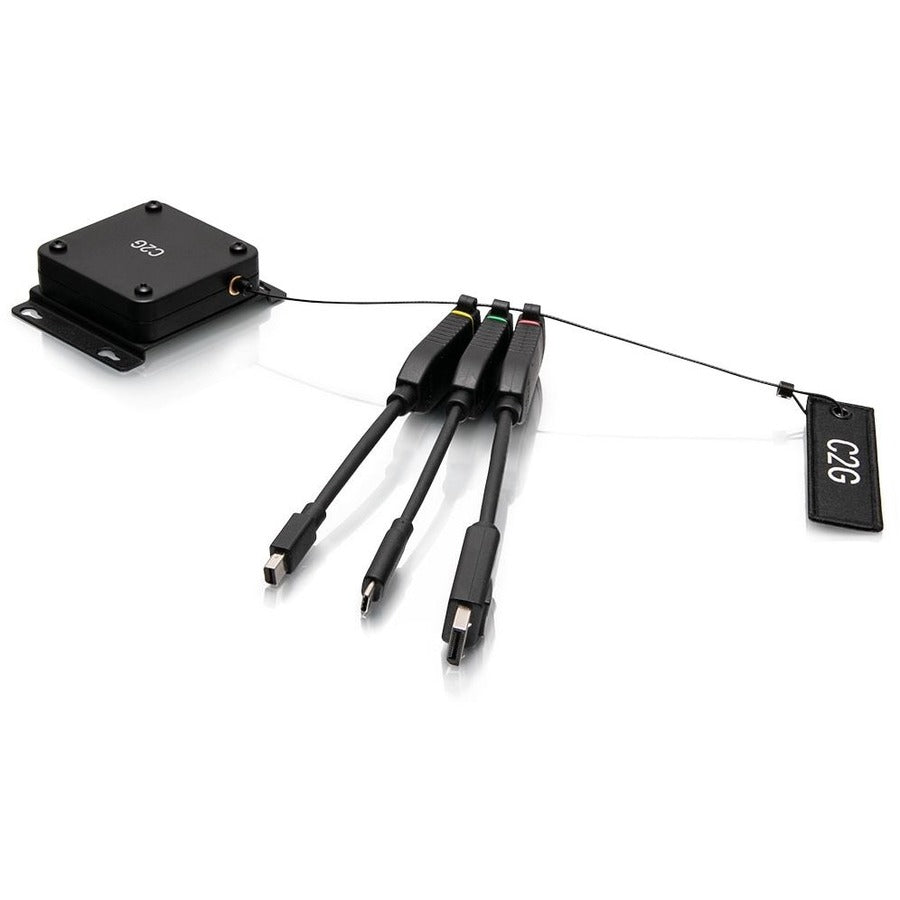 Legrand Group C2G Retractable 4K HDMI Dongle Adapter Ring with Color-Coded Connectors