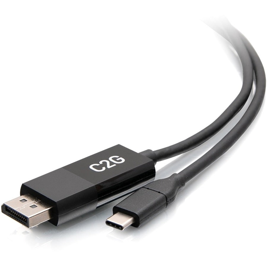 C2G 3ft USB-C to DisplayPort Adapter Cable – Supports 4K at 60Hz for High-Definition Connectivity