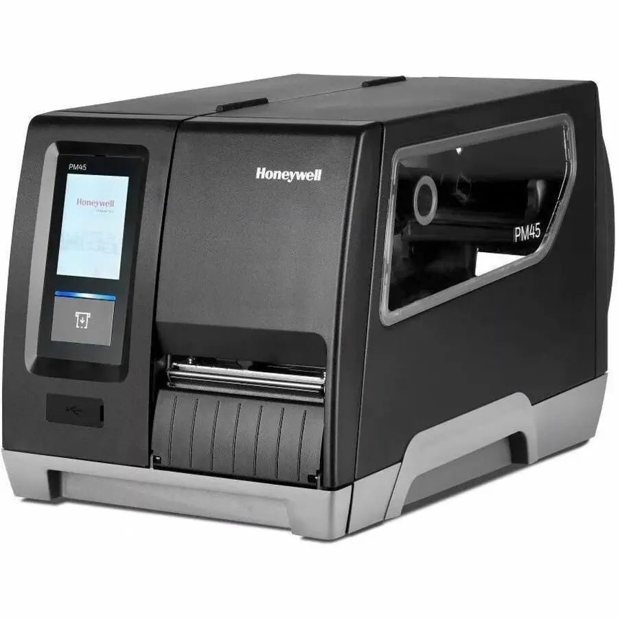 Honeywell PM45A Industrial Thermal Transfer Printer - Monochrome Label Printing with Ethernet Connectivity