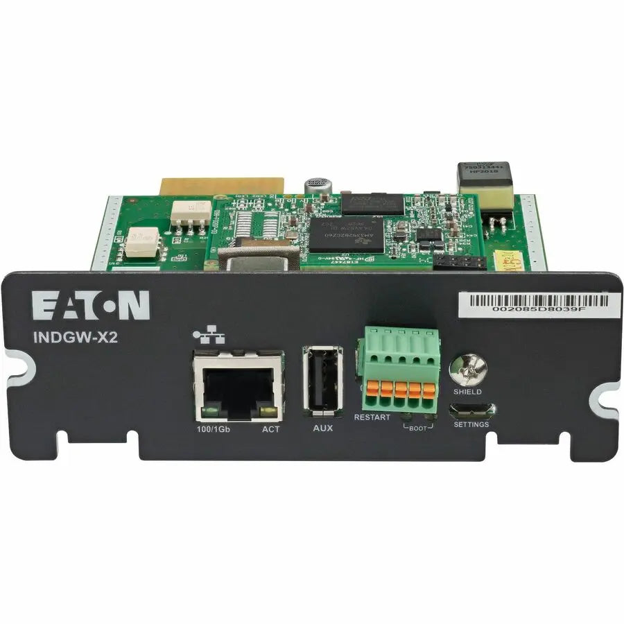 Eaton Gigabit Industrial Gateway X2 Card (INDGW-X2) for UPS Network Management