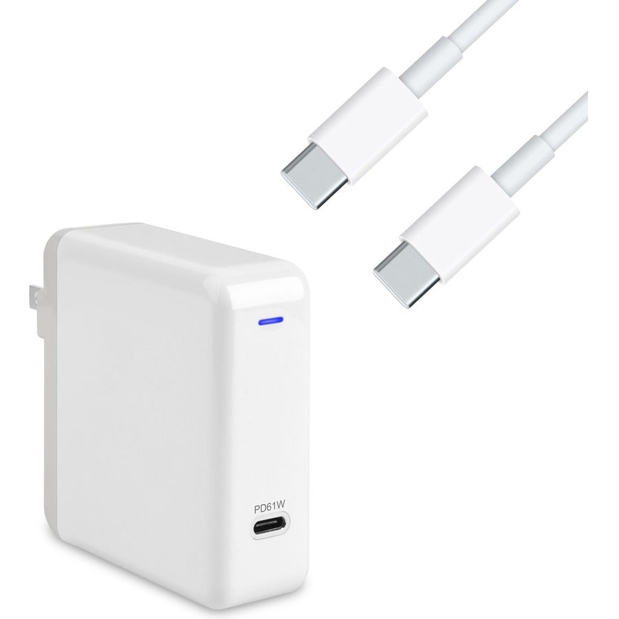 4XEM 96W USB-C Charging Kit for MacBook Pro with 6ft Data Cable and 61W Wall Adapter