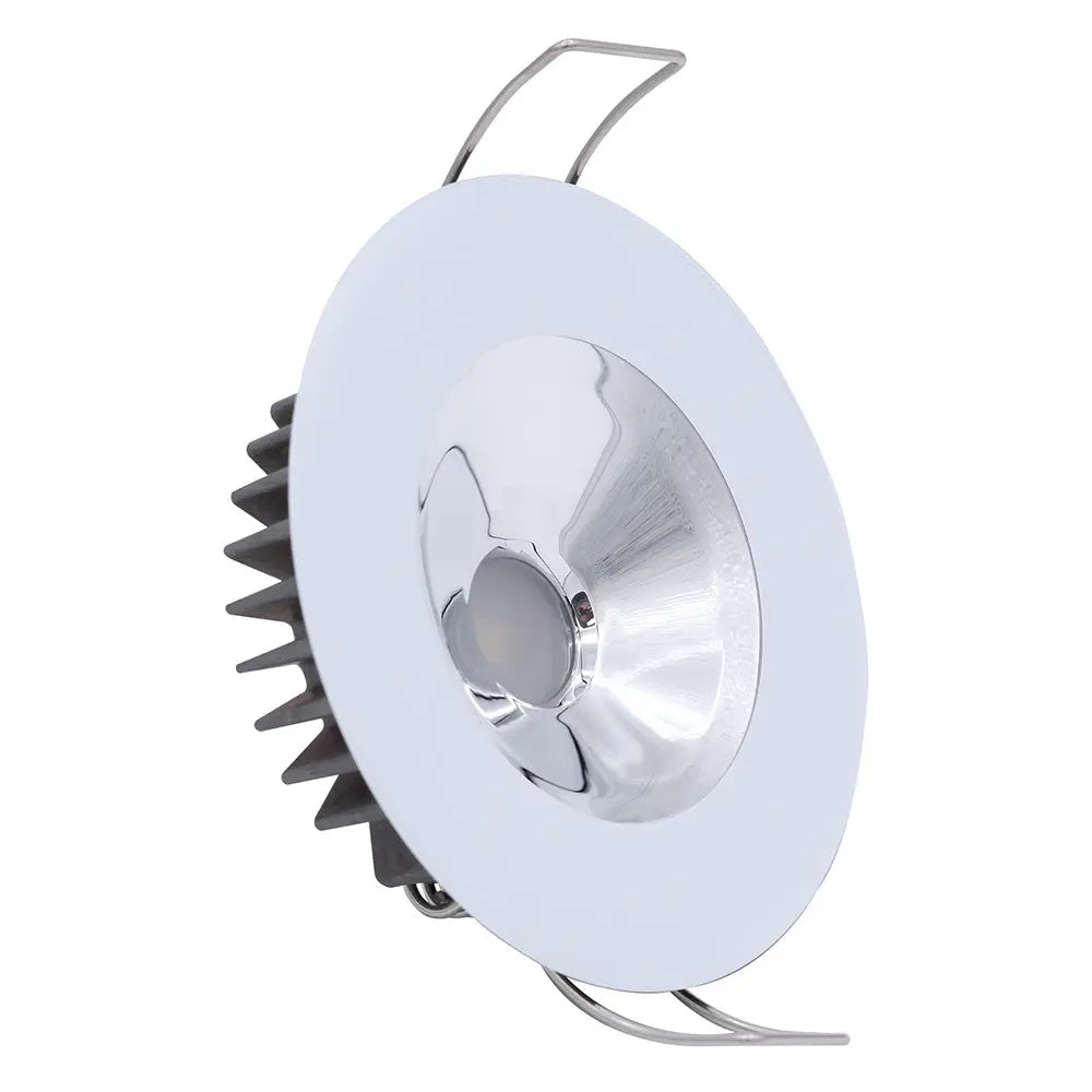 Lumitec Illusion Flush Mount LED Down Light - Spectrum RGBW with Warm White and White Housing