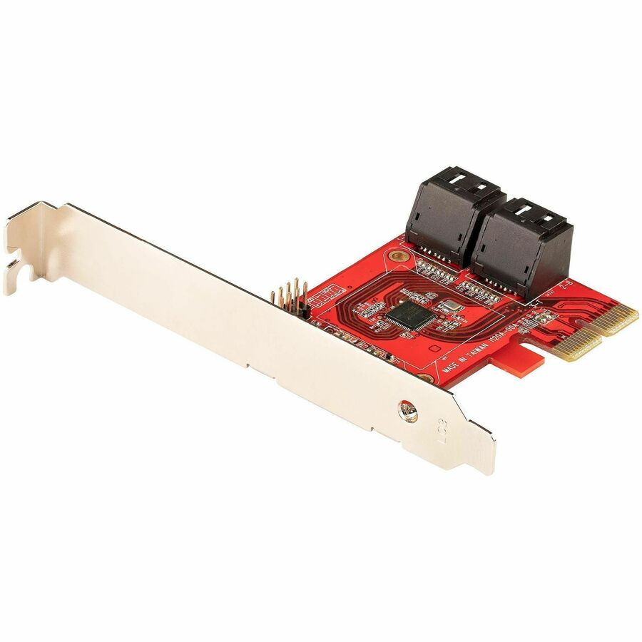 StarTech.com 4-Port SATA PCIe Card (Part Number: 4P6G-PCIE-SATA-CARD) - 6Gbps SATA Expansion Card with PCIe 3.0 Support