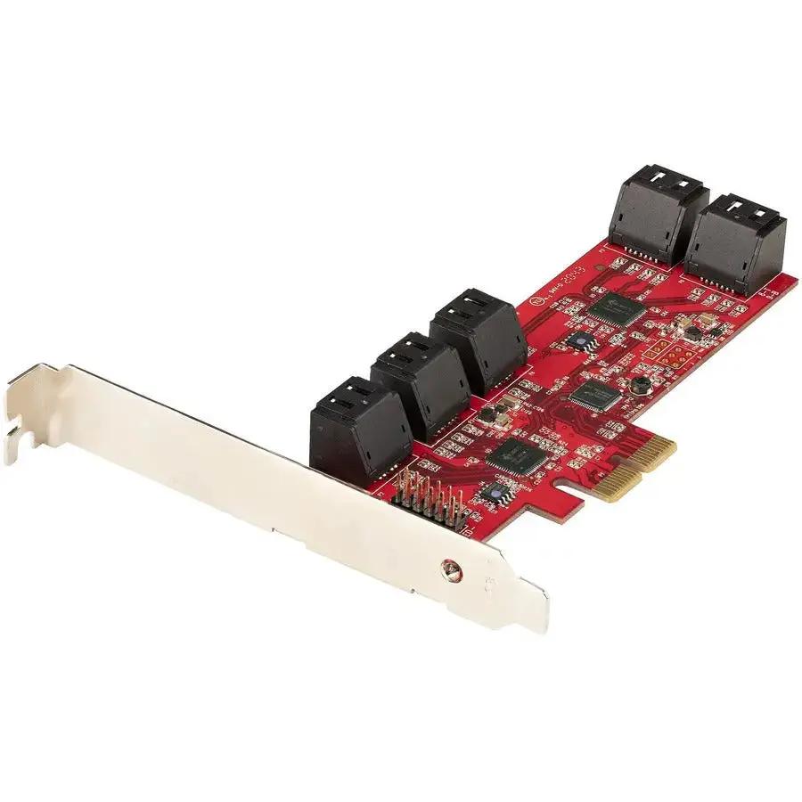 StarTech.com 10-Port SATA PCIe Card, SATA Expansion Adapter, PCI Express SATA Controller Part Number 10P6G-PCIE-SATA-CARD by StarTech.com