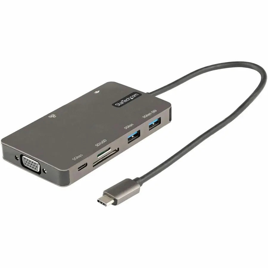 StarTech.com DKT30CHVSDPD USB-C Multiport Docking Station with 4K HDMI, VGA, Ethernet, and Power Delivery