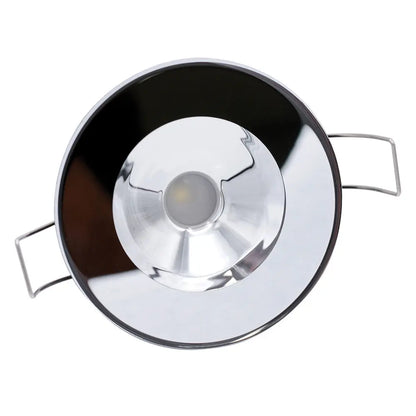 Lumitec Illusion Flush Mount LED Down Light - Spectrum RGBW with Warm White and Mirrored Housing