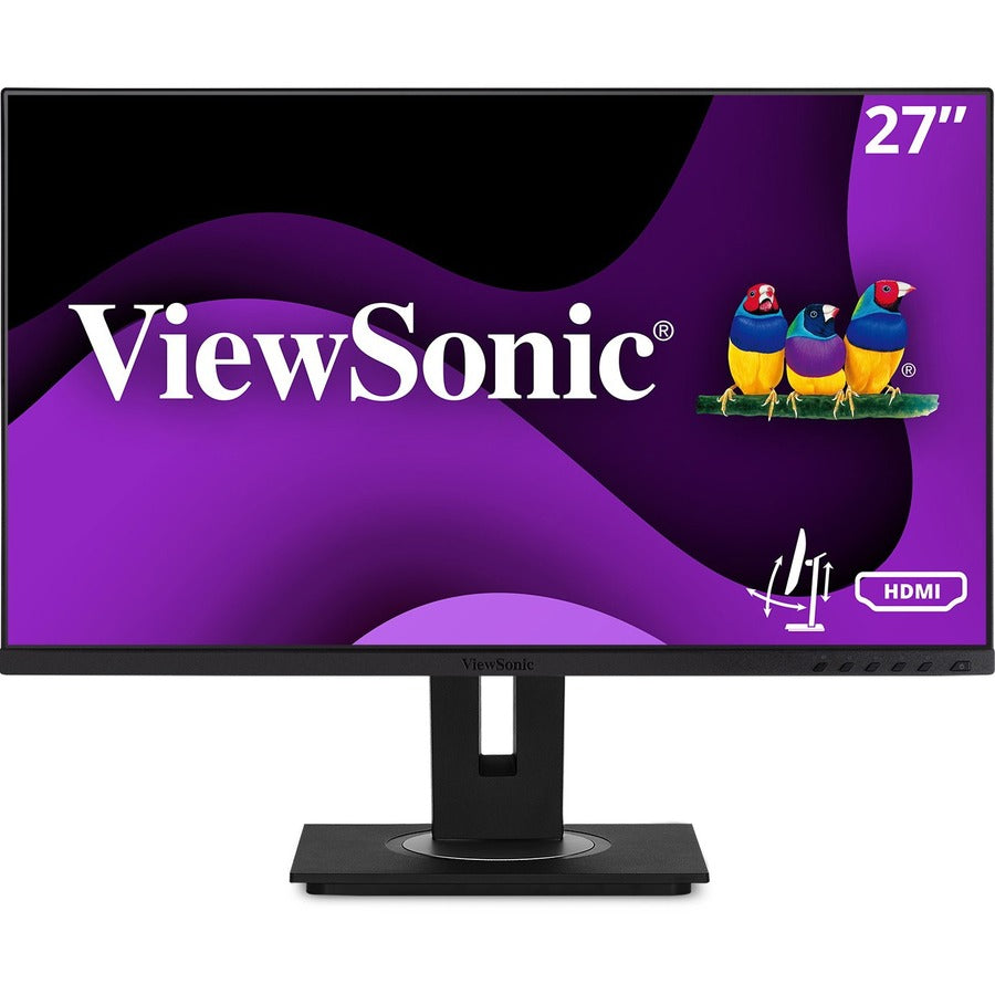 ViewSonic VG2748A 27-inch Full HD IPS Monitor with Ergonomic Adjustable Stand and Multiple Connectivity Options