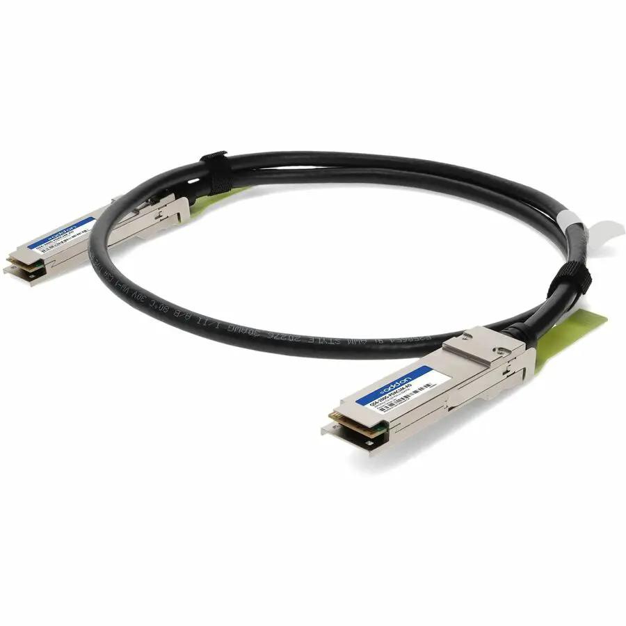 AddOn 200GBase-CU QSFP56 to QSFP56 Passive Twinax Direct Attach Cable, 1 Meter by AddOn