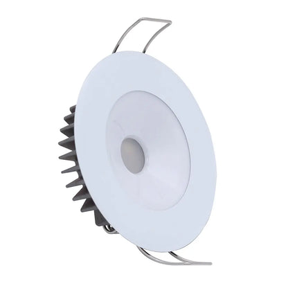Lumitec Illusion Flush Mount LED Down Light - Warm White, Dimmable, White Housing