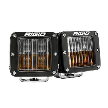 RIGID Industries D-Series LED SAE Fog Beam Lights - Yellow and White - Set of 2