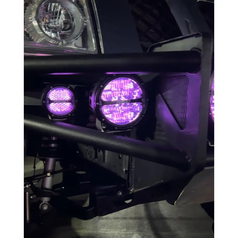 RIGID Industries 360-Series RGBW 4-Inch Offroad Lamp with Diffused Beam and RGBW Backlight Pods – Set of 2