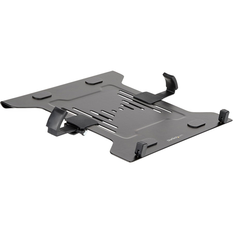 StarTech.com VESA Laptop Tray for Adjustable Monitor Arms – Supports Notebooks Up to 10 lbs, 75x75 & 100x100 VESA Mount Compatible