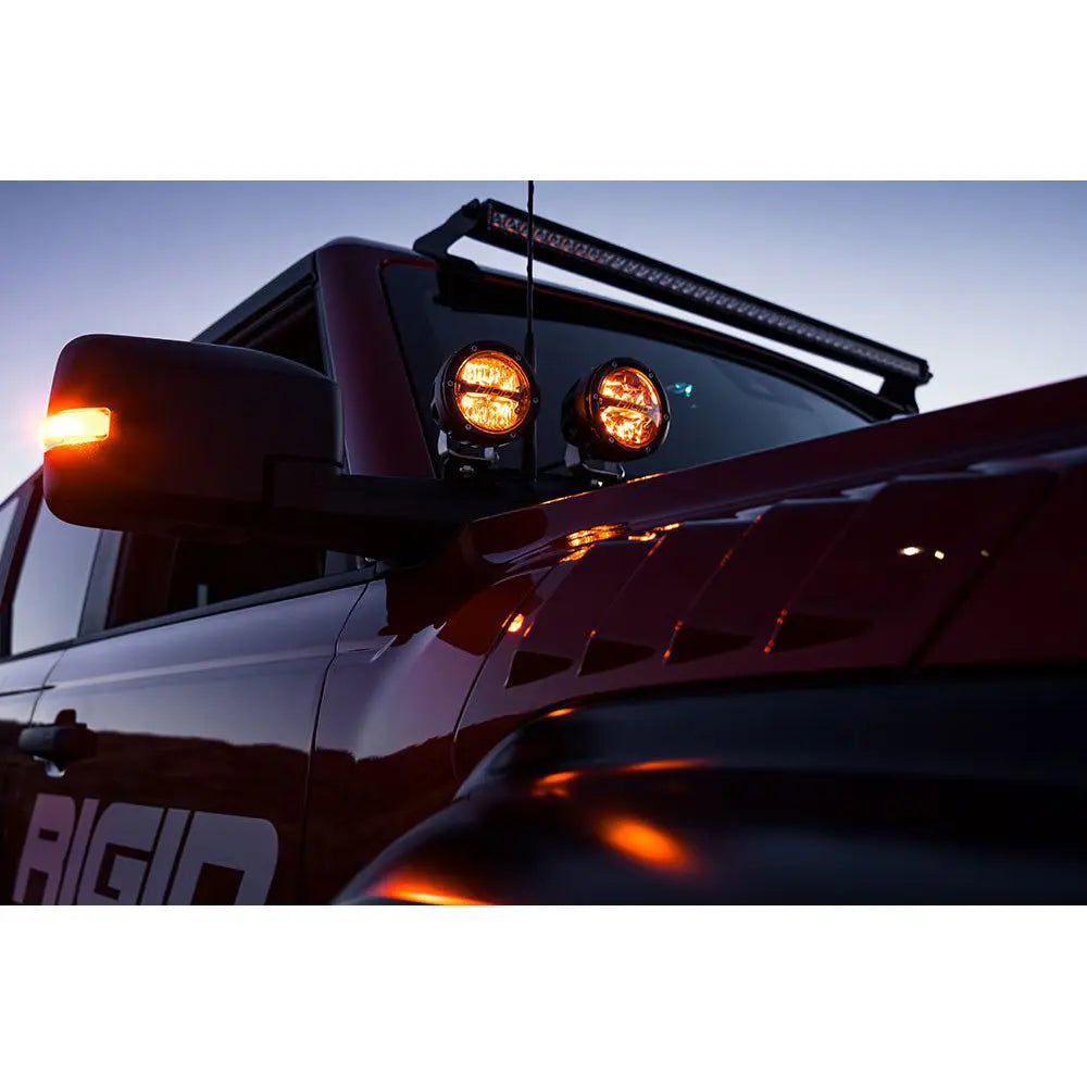 RIGID Industries 360-Series RGBW 4-Inch Offroad Spot Beam with RGBW Backlight Pods – Set of 2