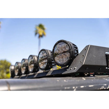 RIGID Industries 360-Series RGBW 6-inch Offroad Lamp Drive Beam with RGBW Backlight Pods – Set of 2