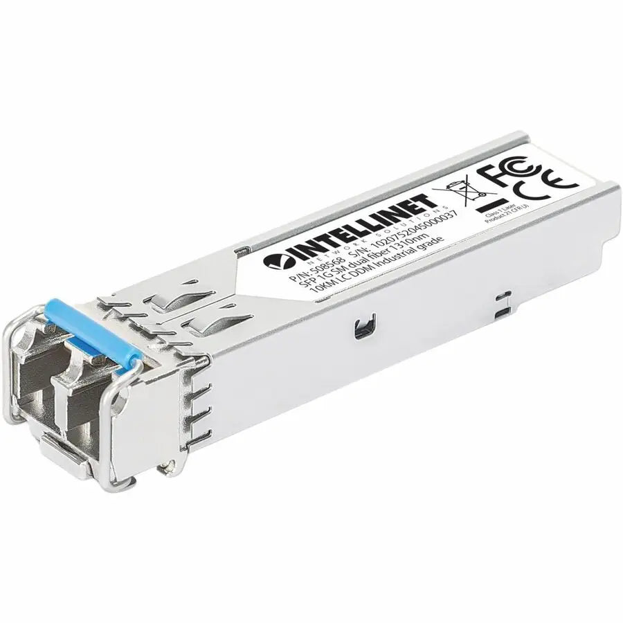 Intellinet IC Intracom Industrial Gigabit Fiber SFP Optical Transceiver Module Part #508568