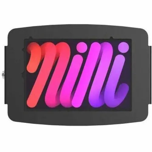 Compulocks Space iPad Mini 8.3" Security Enclosure Wall Mount Black - High-Grade Aluminum with Concealed Charging Cable and VESA Pattern