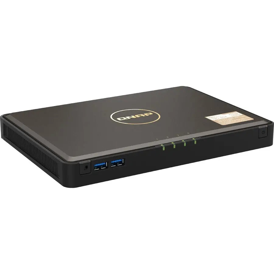 QNAP NASbook TBS-464 Portable SAN/NAS Storage System with Dual 2.5GbE and 4K HDMI Output