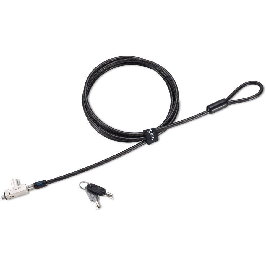 Kensington Slim N17 2.0 Keyed Laptop Lock for Wedge-Shaped Slots – Secure Your Ultrabook and 2-in-1 Devices