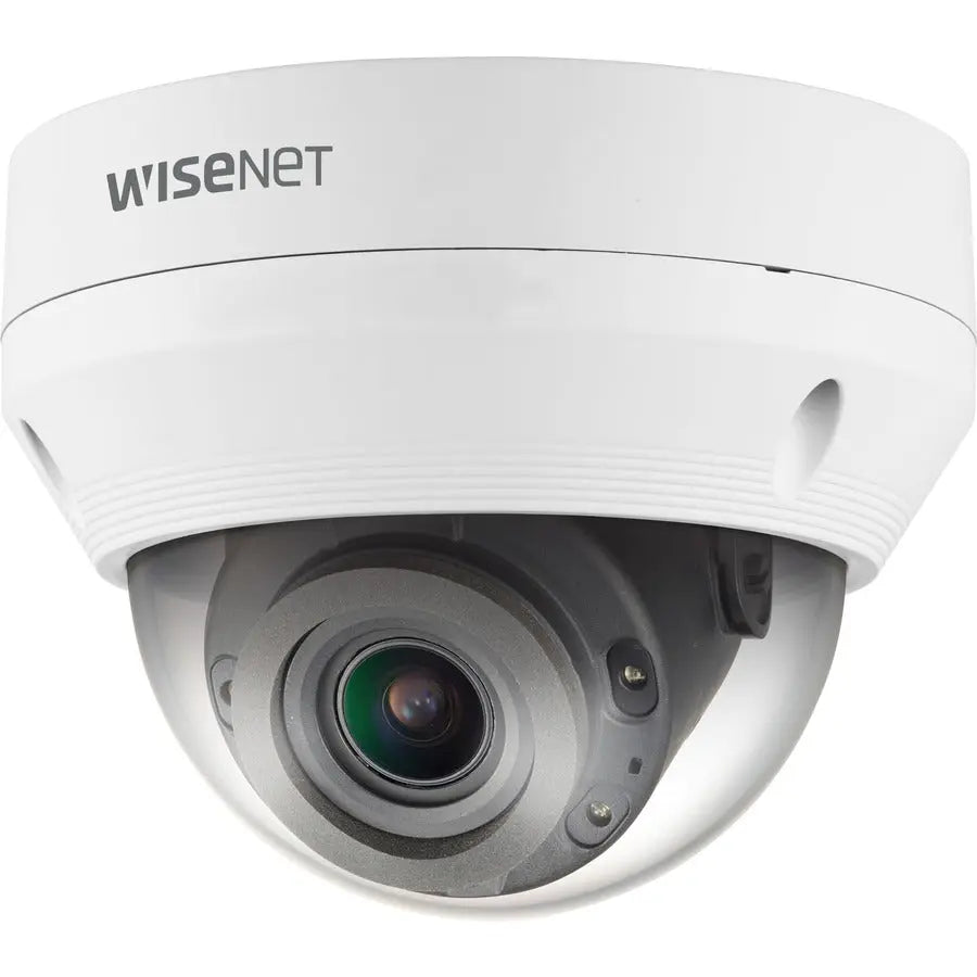 Wisenet QNV-7082R 4MP Indoor/Outdoor Network Dome Camera with Infrared Night Vision