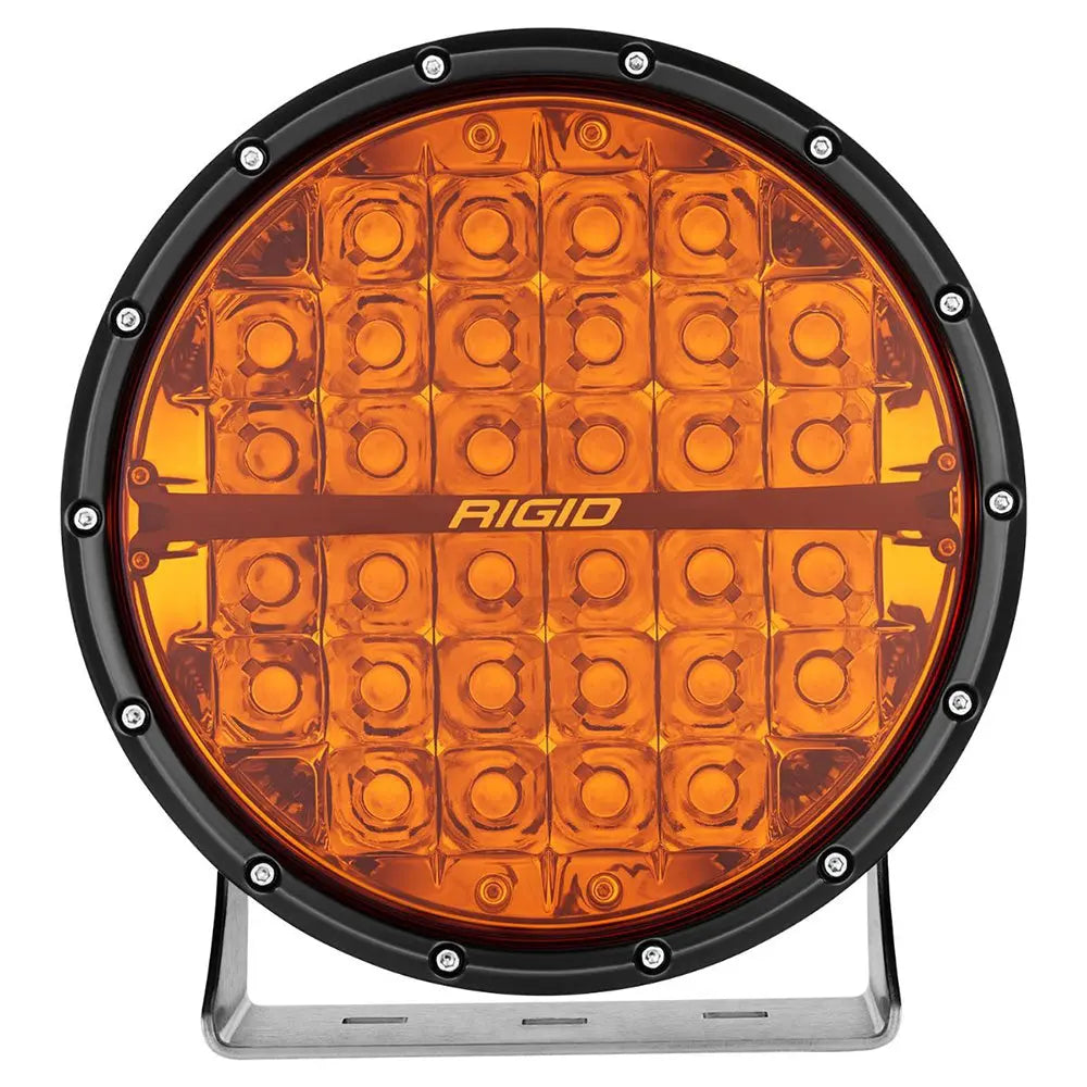 RIGID Industries 360-Series Amber Pro 9-Inch Offroad Spot Beam with Amber Backlight Pod