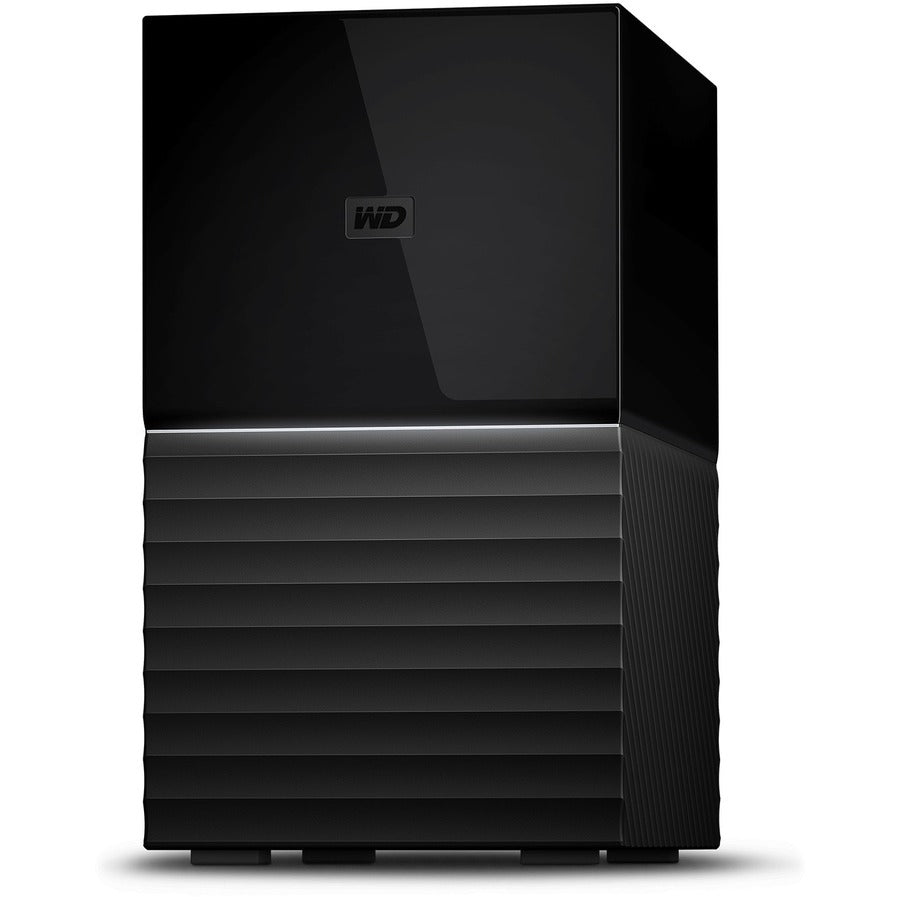 Western Digital My Book Duo Desktop RAID Storage WDBFBE0360JBK – 36TB Dual Drive NAS System with USB-C & USB 3.0 Hub Ports, Hardware Encryption