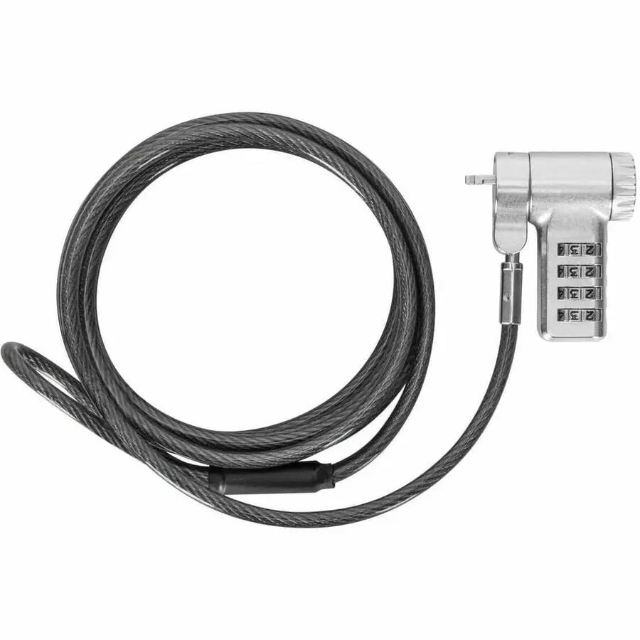 Targus DEFCON Ultimate Universal Serialized Combination Lock – Secure Laptop, Docking Station, and Monitor with 6.5 ft Steel Cable and 360° Rotating Head
