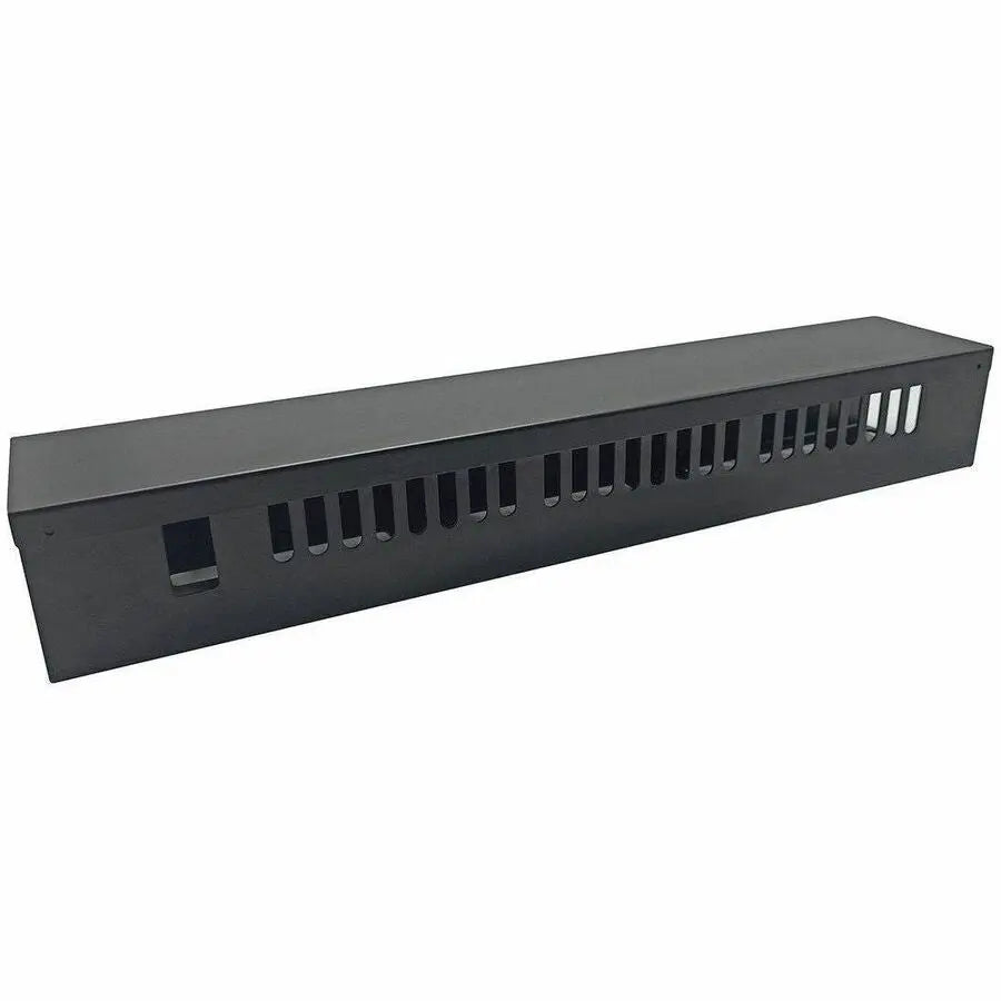 Monoprice 2U 19-inch Metal Rackmount Cable Management Panel – Efficient Cable Organization for Network Racks