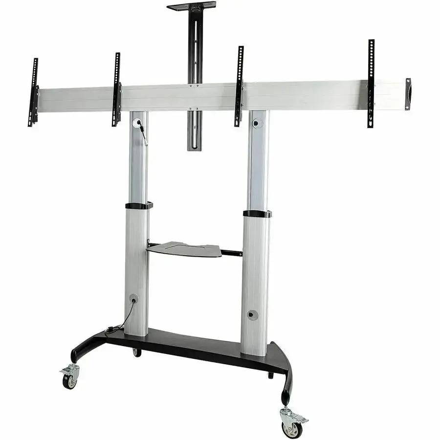 StarTech.com Dual Mobile TV Stand with Height Adjustment for 37-60 Inch Displays, Model STNDMTVDUO by STARTECH.COM