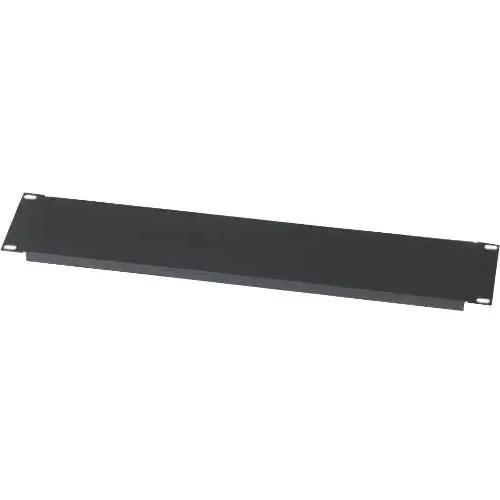 Legrand Group Sanus Component Series 2U Steel Flanged Blanking Panel - Black by Legrand Group