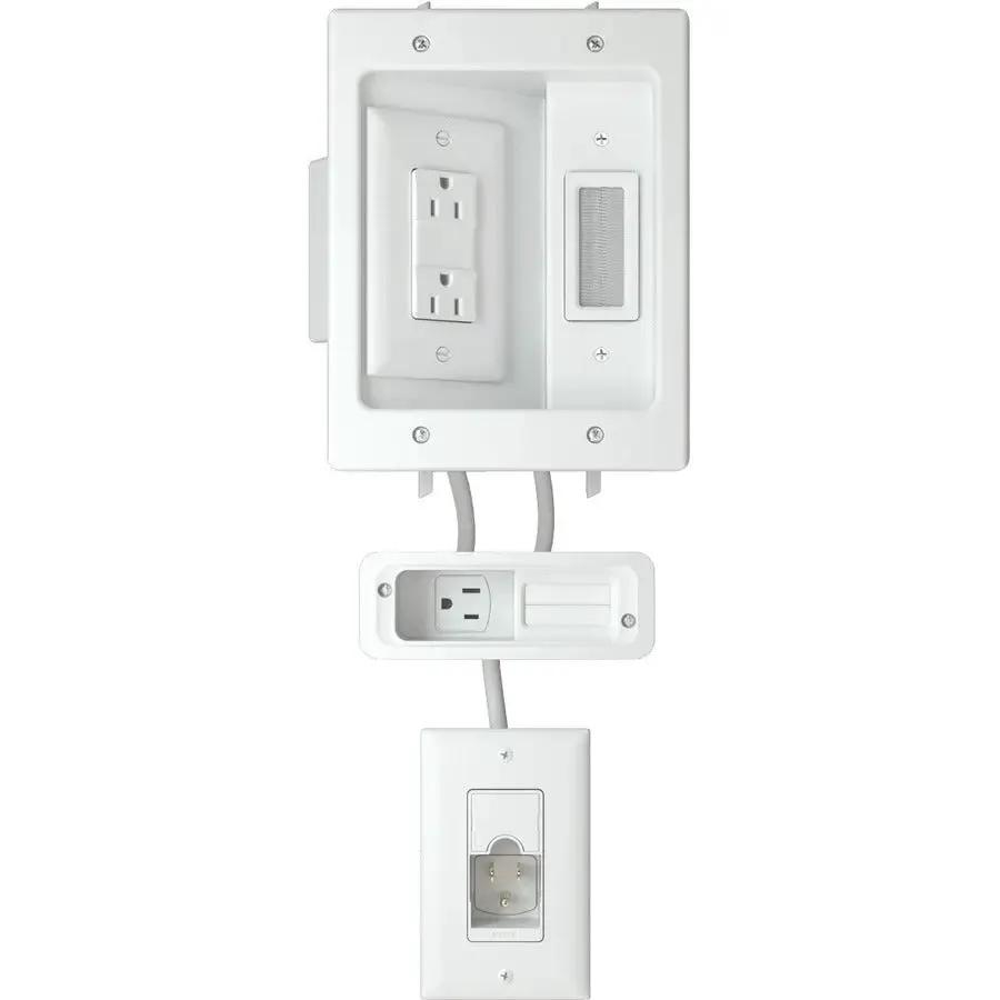 Legrand Group Sanus WSIWPSB1-W1 In-Wall Cable Management Kit for TV & Soundbar, White by Legrand Group