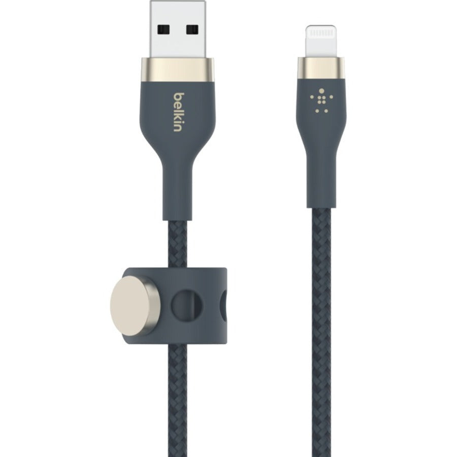 Belkin BoostCharge Pro Flex Silicone USB-A to Lightning Cable – Durable, Tangle-Resistant Charging Solution