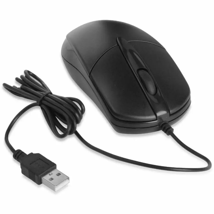 SIIG 3 Buttons USB Optical Mouse with Scroll Wheel - Black