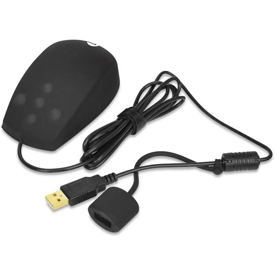 SIIG Industrial Grade Waterproof and Dustproof USB Mouse with 3 Scroll Buttons, 1000 DPI - Model JK-US0S11-S1