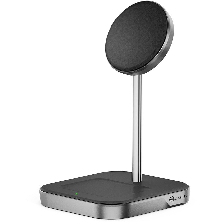 Alogic MagSpeed 2-in-1 Wireless Charging Station with MagSafe Compatibility