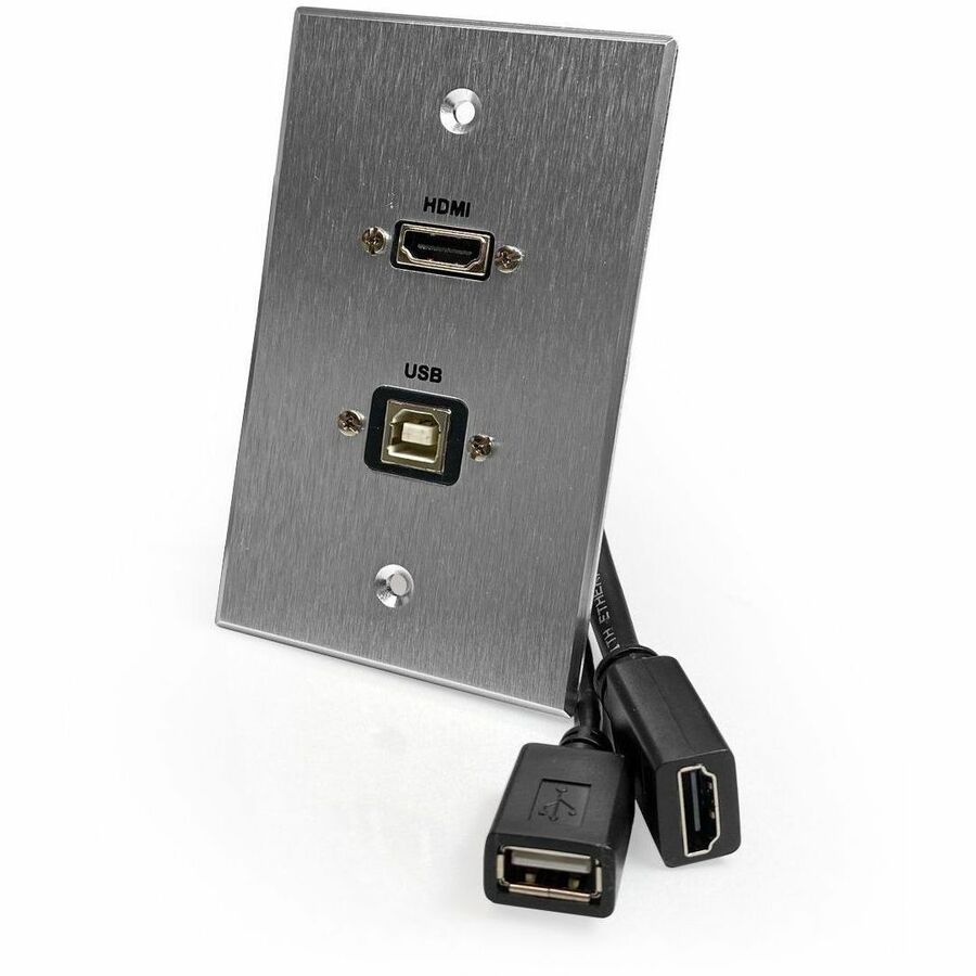 Comprehensive Connectivity Company WPPT-HUB1-AC HDMI and USB-B 2.0 Pass-Through Wall Plate