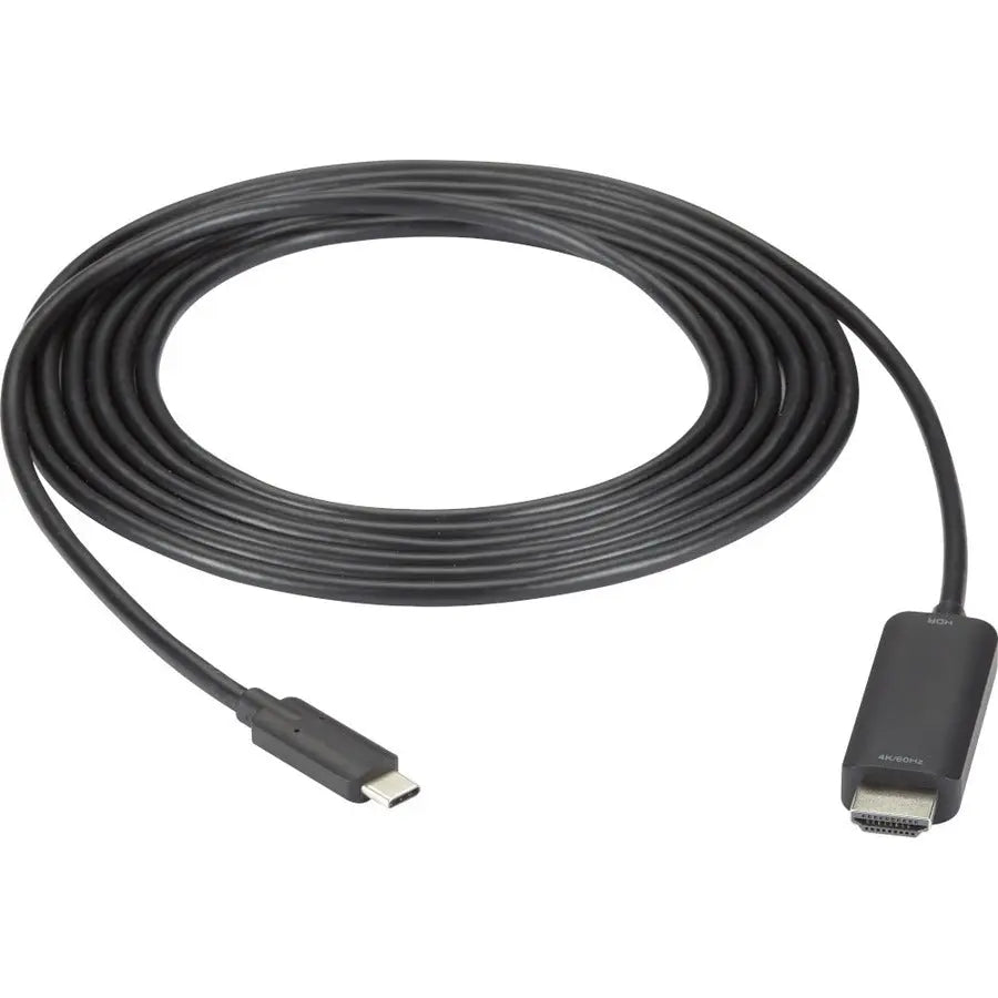 Black Box USB-C to HDMI Active Adapter Cable, 4K60 HDR, 10ft - Supports Thunderbolt 3 and DisplayPort Alt Mode