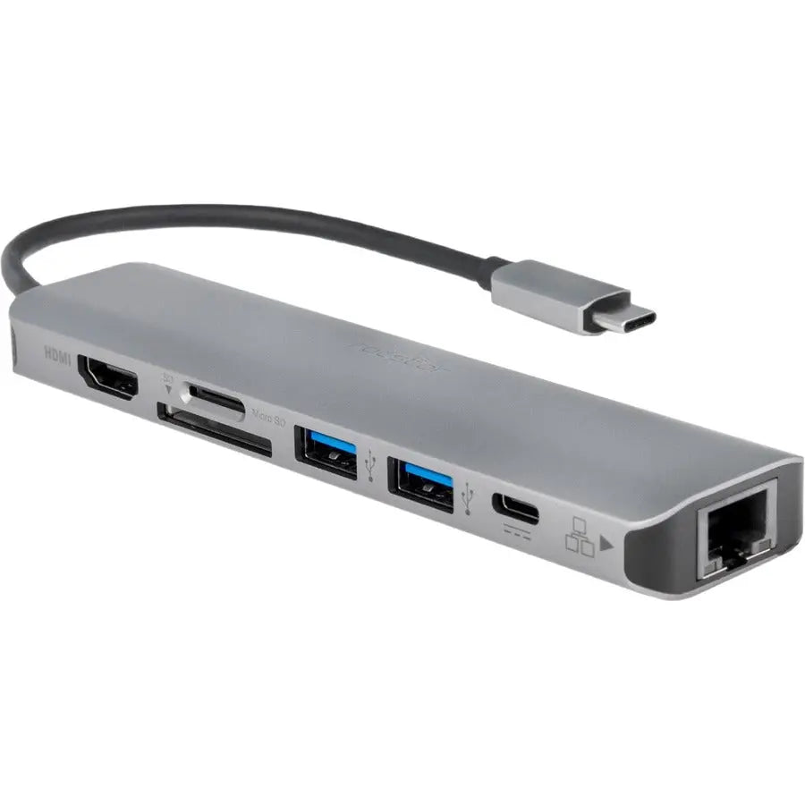 Rocstor Y10A236-A1 USB-C Multiport Docking Station with 4K HDMI, Ethernet, and SD Card Reader