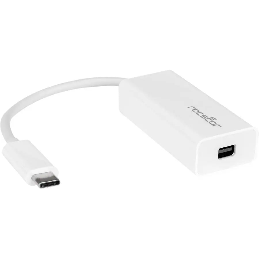 Rocstor USB-C to Mini DisplayPort Adapter - 4K UHD Resolution, 60Hz, White