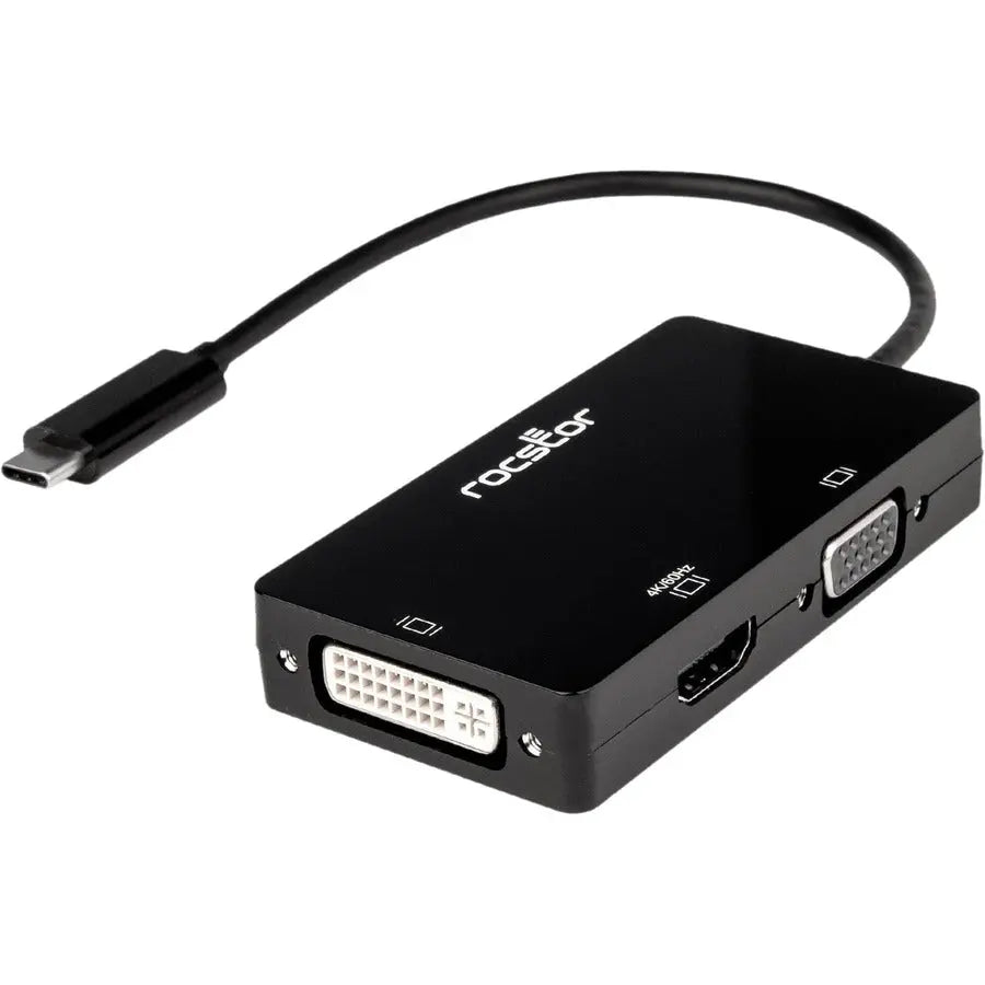 Rocstor Premium USB-C Multiport Video Adapter 3-in-1 Y10A250-A1