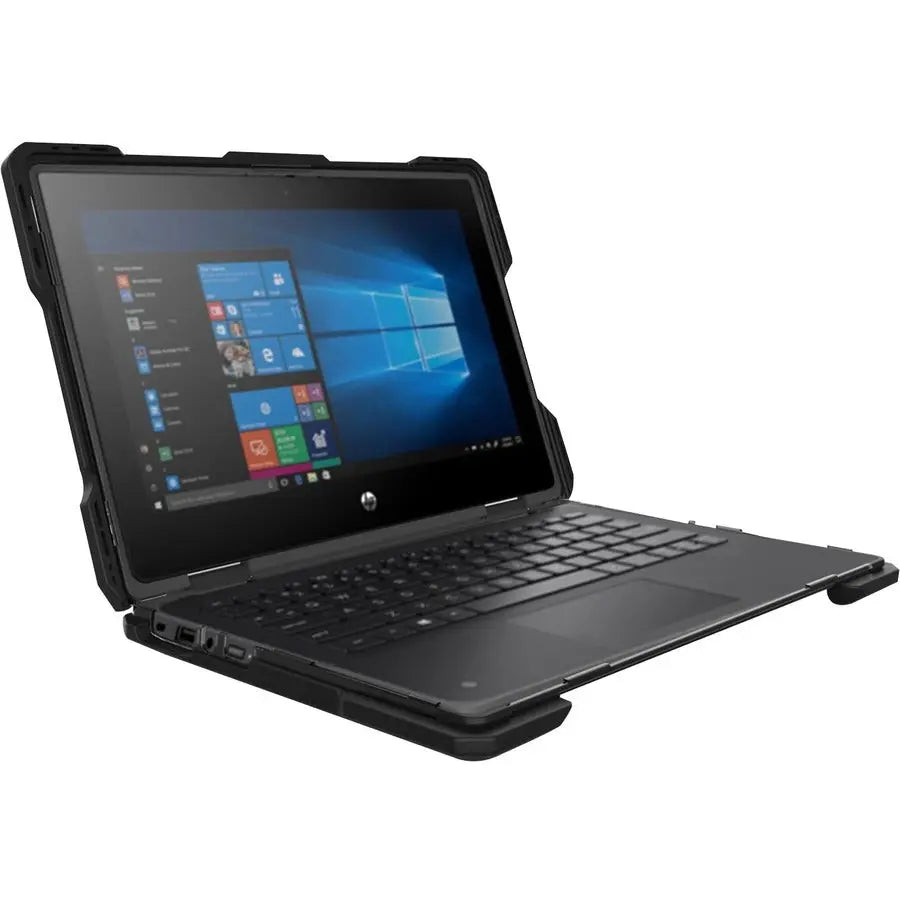InfoCase HP x360 Rugged Snap-On Case for HP Chromebook X360 11 EE G6/G5 - Black