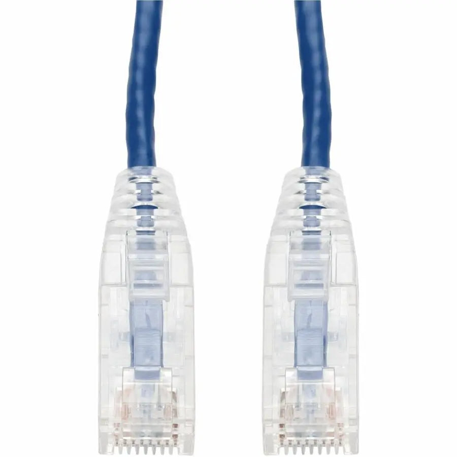 AddOn 4ft Blue Cat6A Slim UTP PVC Ethernet Cable with RJ-45 Male Connectors