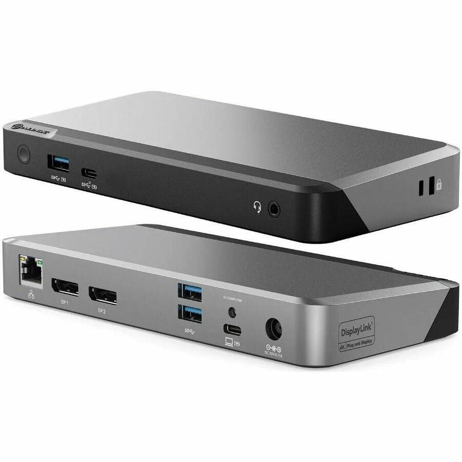 Alogic DX2 Dual 4K Display Universal Docking Station with 100W Power Delivery