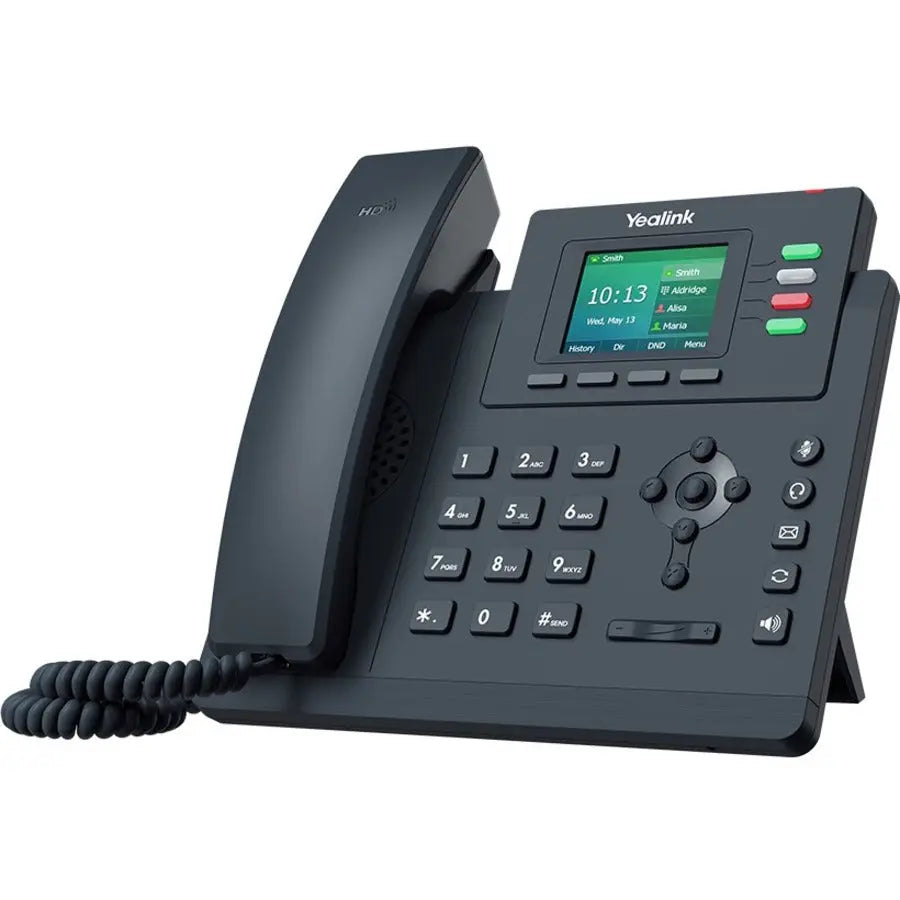 Yealink SIP-T33G IP Phone - Corded/Cordless - Corded - Wall Mountable, Desktop - Classic Gray