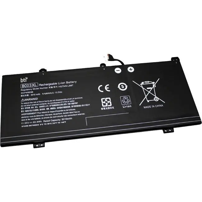 BTI Battery for HP Pro Chromebooks 640E G1 and 640 G1 - Part Number BC03XL-BTI