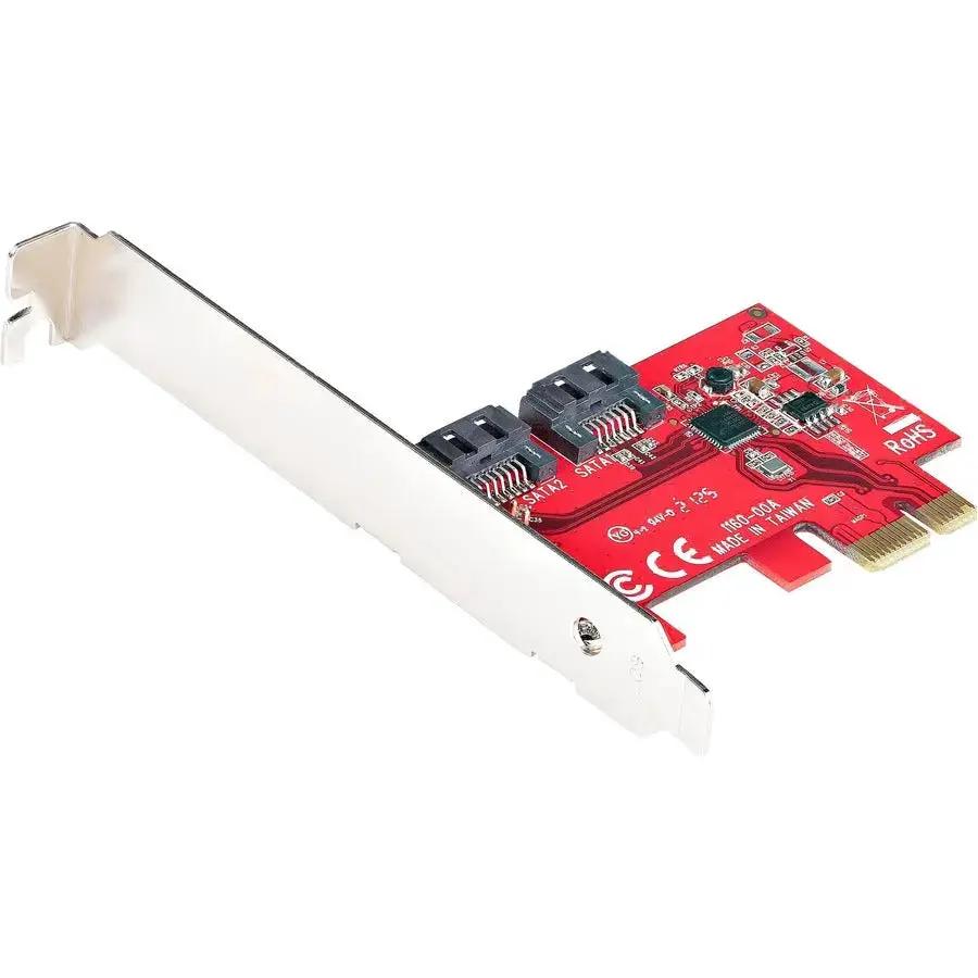 StarTech.com 2-Port SATA PCIe Card - SATA Expansion Card with 6Gbps Speed for Desktop & Servers by STARTECH.COM