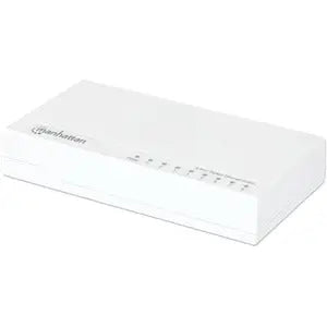 Manhattan 8-Port Gigabit Ethernet Switch - Fast Network Expansion for Home & Office